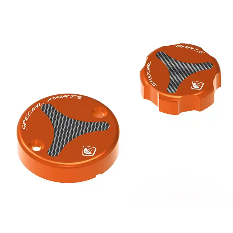 Dbk Tank Fluid Reservoir Caps Orange For Ducati 1199 Panigale (2012-2013) Part # Tls01k Weekend Sale