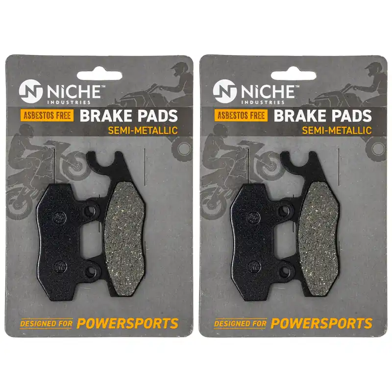 Authentic Rear Right Semi-Metallic Brake Pad Set For Kawasaki Can-Am Yamaha 715500335 59100-39841 59100-39840 | 2-PACK