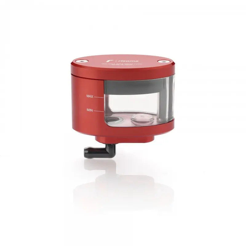 Must Have Rizoma Vulcan Red Anodized Next Front Brake Fluid Reservoir Yamaha Yzf R1 (2020 - 22) Part# CT127R