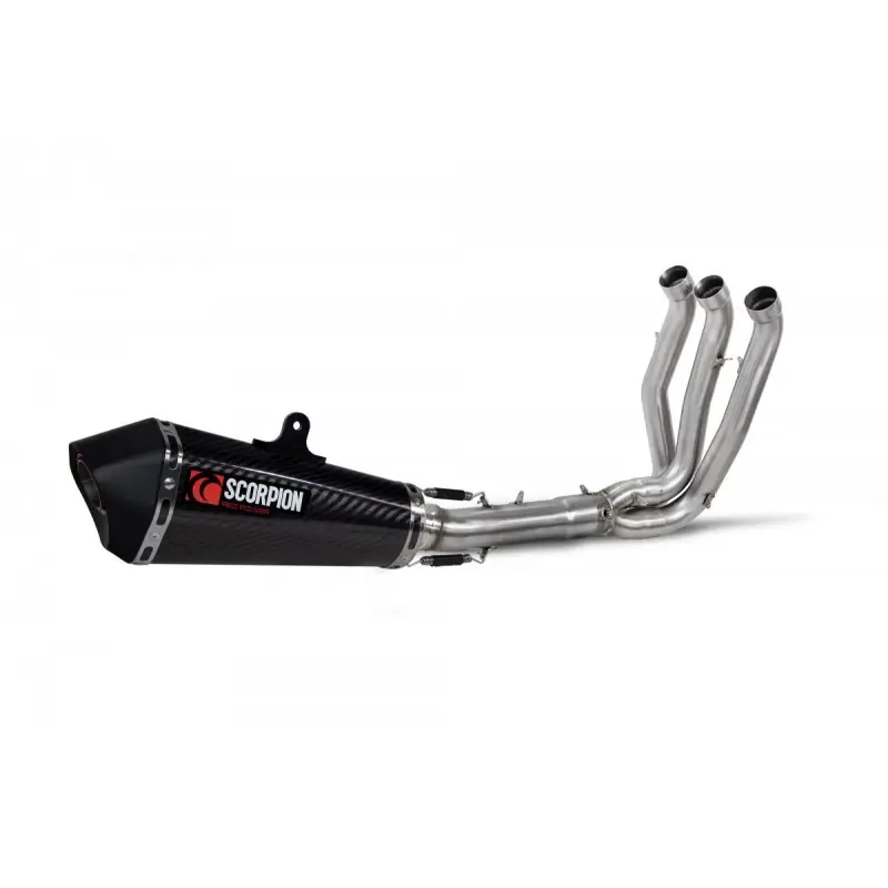 Scorpion Serket Taper Full System Carbon Fibre For Triumph Trident 660 2021-2022 Part # RTR91SYSCEO Today Only
