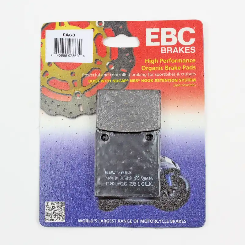 EBC Brake Pads Organicfor 1993-1996 Suzuki GSXR750W-Rear Reduced Price