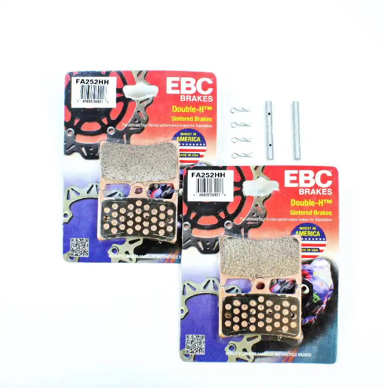 Exclusive EBC Sintered Brake Pad Set with Pins for 2008 Yamaha Raider S:XV1900CSXCR-Front