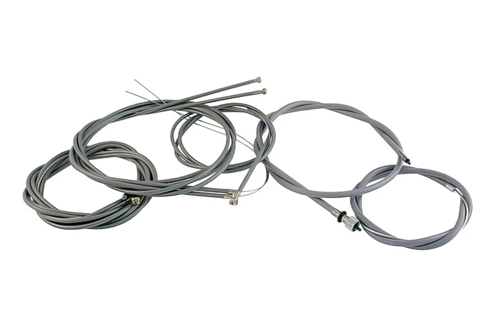 Weekend Sale Cable Kit (8 parts) RMS Polymer Vespa 50 - 90cc