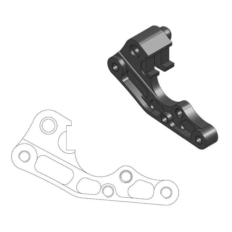 Brake Caliper Bracket Moto Master 270mm Beta RR after 2013 Deal