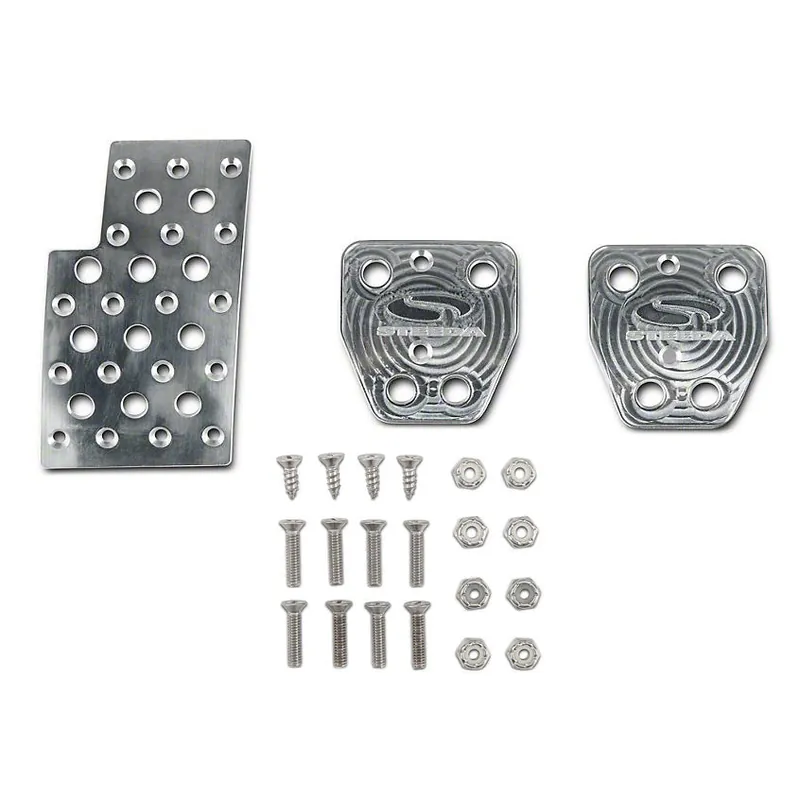 Wholesale Steeda Heal/Toe Pedal Pad Manual Trans Brake/Clutch/Gas Pads Steeda Logo - Aluminum