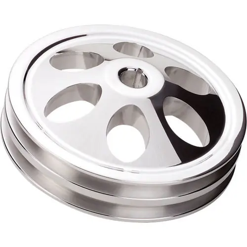 BILLET SPECIALTIES Power Steering Pulley 2 Groove Keyway 66-76 GM 86220 Time-Limited