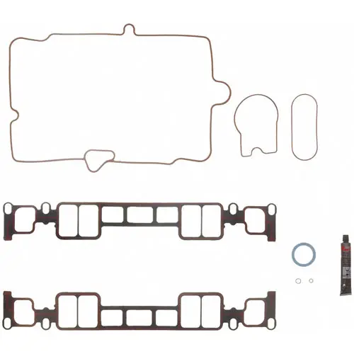 Free Delivery Fel-Pro Intake Manifold Gasket - 1.3 x 2.239 in Rectangular Port - Small Block Chevy MS90131