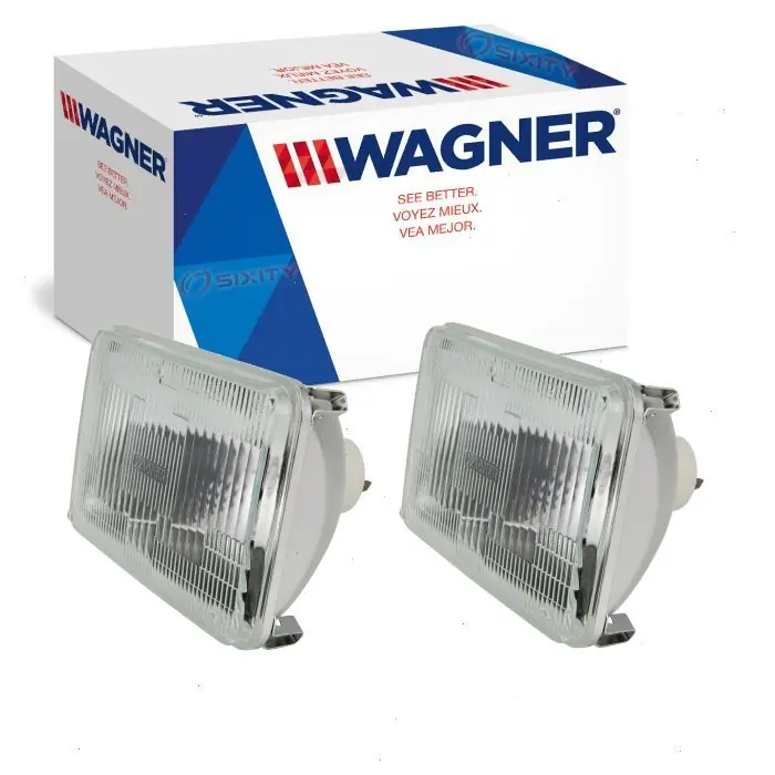 Holiday Sale 1979-1988 American Motors AMX Concord Eagle Spirit 2 pc Wagner Headlight Bulbs Low Beam -