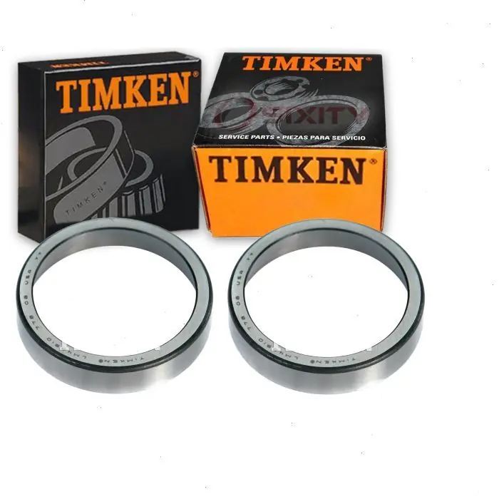 1958-1959 American Motors Rebel 2 pc Timken Differential Races Rear - Driveline Axles Bearings Clearance